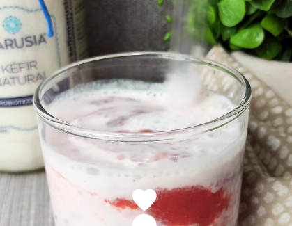 Fresa Chía Fresa con kéfir Marusia