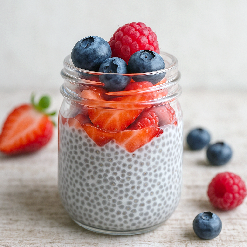pudin chia con kefir Marusia