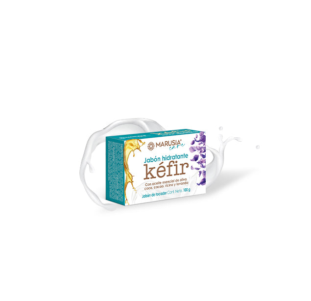 jabon hidratante de kéfir Marusia con aceites naturales