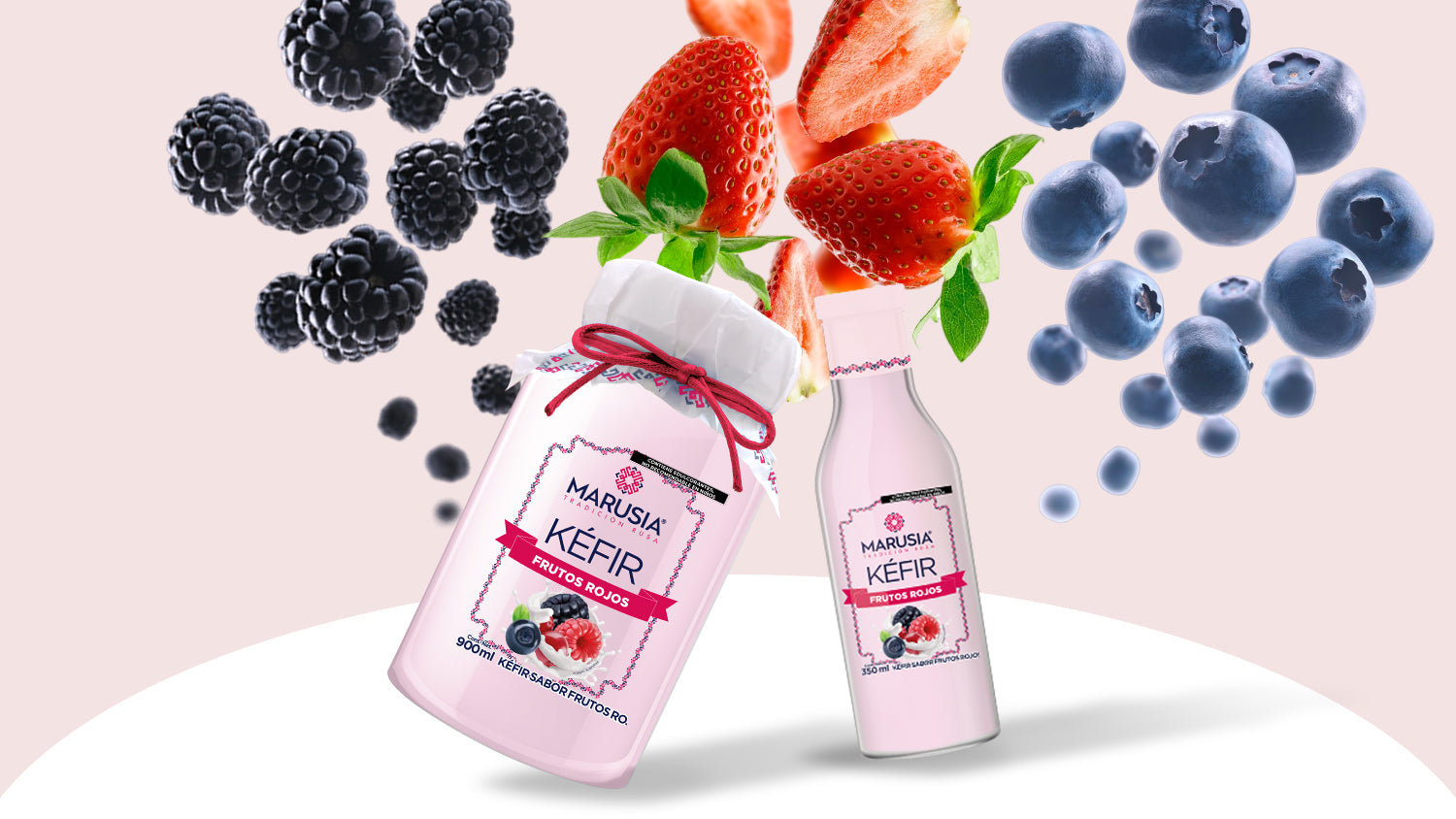 Kéfir Marusia - bebida probiótica, sin conservadores y sin espesantes, rica en bacterias y levaduras probióticos vivos activos con 5,000,000,000 UFC/g. Refresca, nutre y fortalece tu salud digestiva naturalmente.