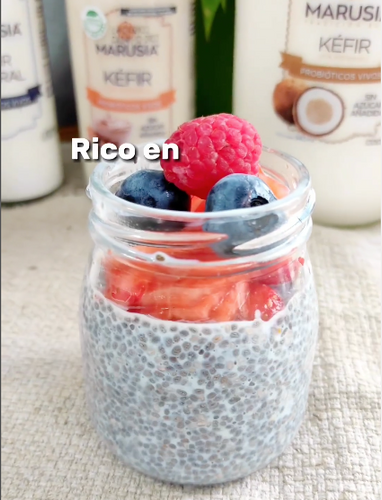 Pudín de chía con kéfir Marusia