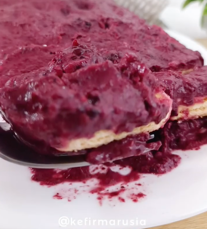 Carlota Frutos Rojos con kéfir Marusia