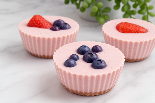 gelatina frutos rojo kefir Marusia
