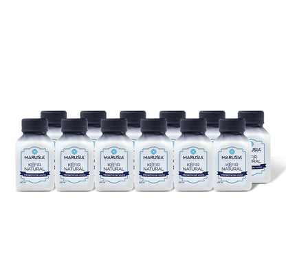 PACK 12 BOTELLAS 210ml — KÉFIR MARUSIA PROBIOTICOS SIN AZUCAR AÑADIDA SABOR NATURAL
