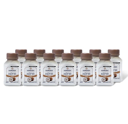 PACK 12 BOTELLAS 210ml — KÉFIR MARUSIA PROBIOTICOS SIN AZUCAR AÑADIDA SABOR COCO
