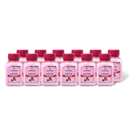 PACK 12 BOTELLAS 210ml — KÉFIR MARUSIA PROBIOTICOS SIN AZUCAR AÑADIDA SABOR FRUTOS ROJOS
