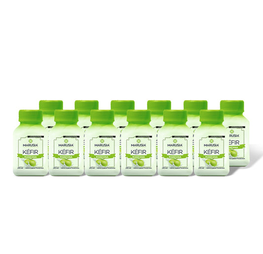 Kéfir Marusia Equilibrio Diario Pack 12 Botellas 210ml Manzana Verde