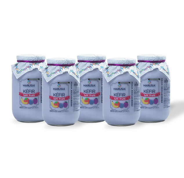 Kéfir Marusia Familia Feliz Pack 5 Botellas 900ml Tutti Frutti