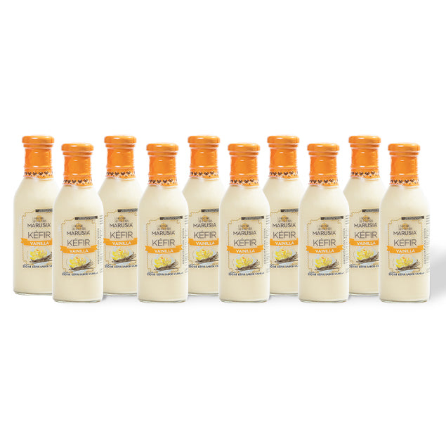 Kéfir Marusia Salud Diaria Pack 10 Botellas 350ml Vainilla