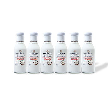 KEFIR MARUSIA DE COCO — VEGANO 350ml en botella de vidrio SIN LACTEOS