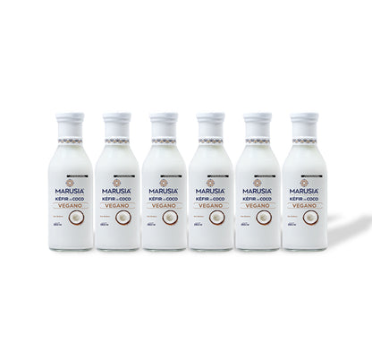 KÉFIR MARUSIA DE COCO — VEGANO 350ml en botella de vidrio