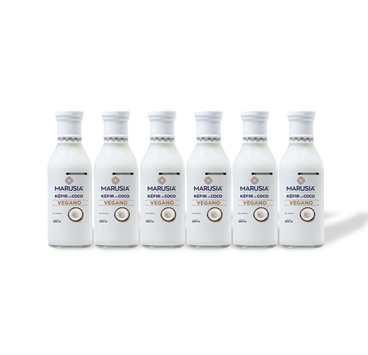 KÉFIR MARUSIA DE COCO — VEGANO 350ml en botella de vidrio